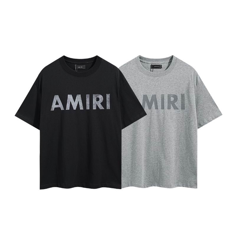 EM Sneakers Amiri T-shirt 2112 Black and Grey