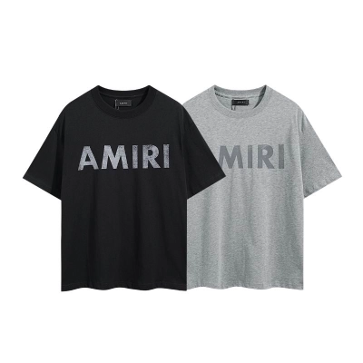EM Sneakers Amiri T-shirt 2112 Black and Grey 01