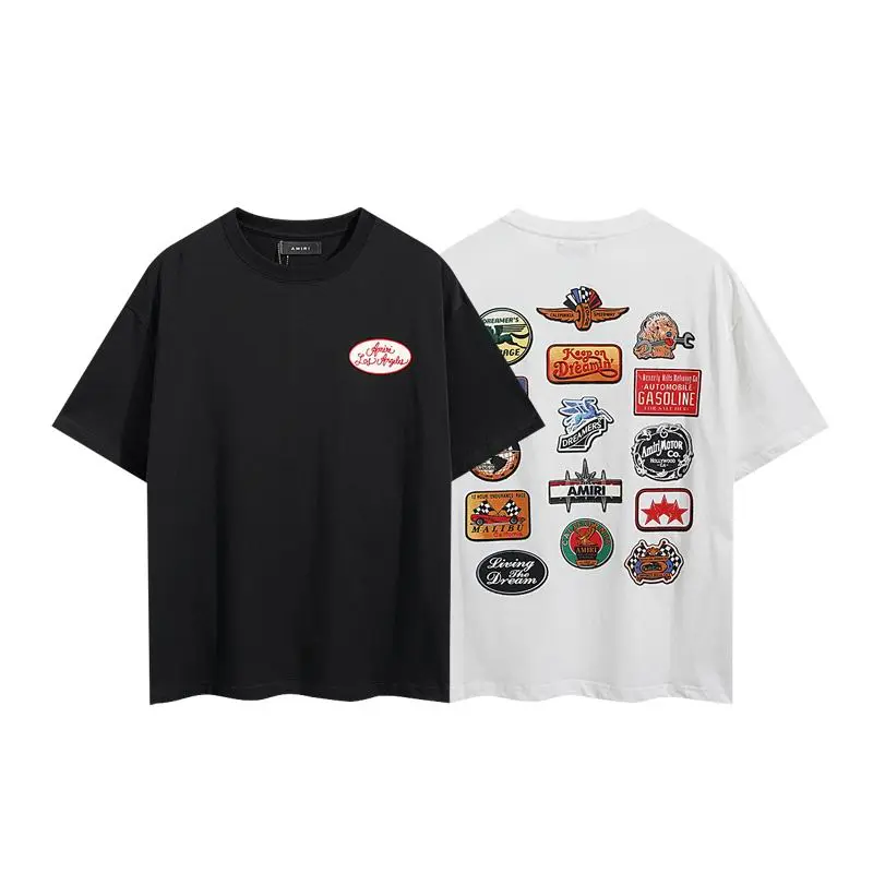 EM Sneakers Amiri T-shirt 2113 Black and White