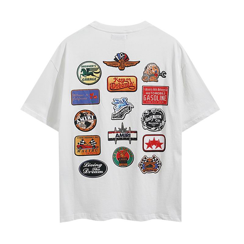 EM Sneakers Amiri T-shirt 2113 Black and White