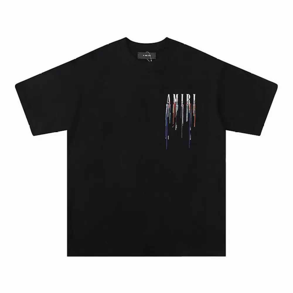 EM Sneakers Amiri T-shirt 656 Black and White