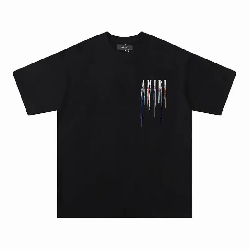 EM Sneakers Amiri T-shirt 656 Black and White