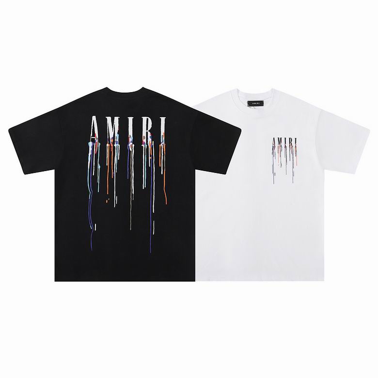 EM Sneakers Amiri T-shirt 656 Black and White