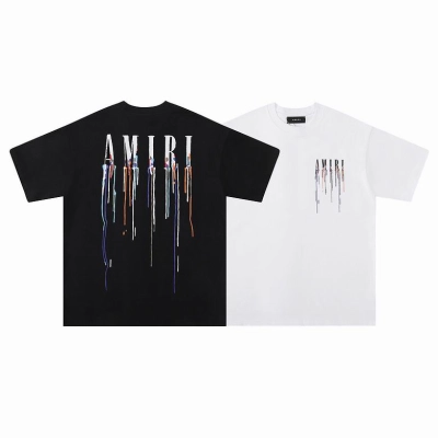 EM Sneakers Amiri T-shirt 656 Black and White 01