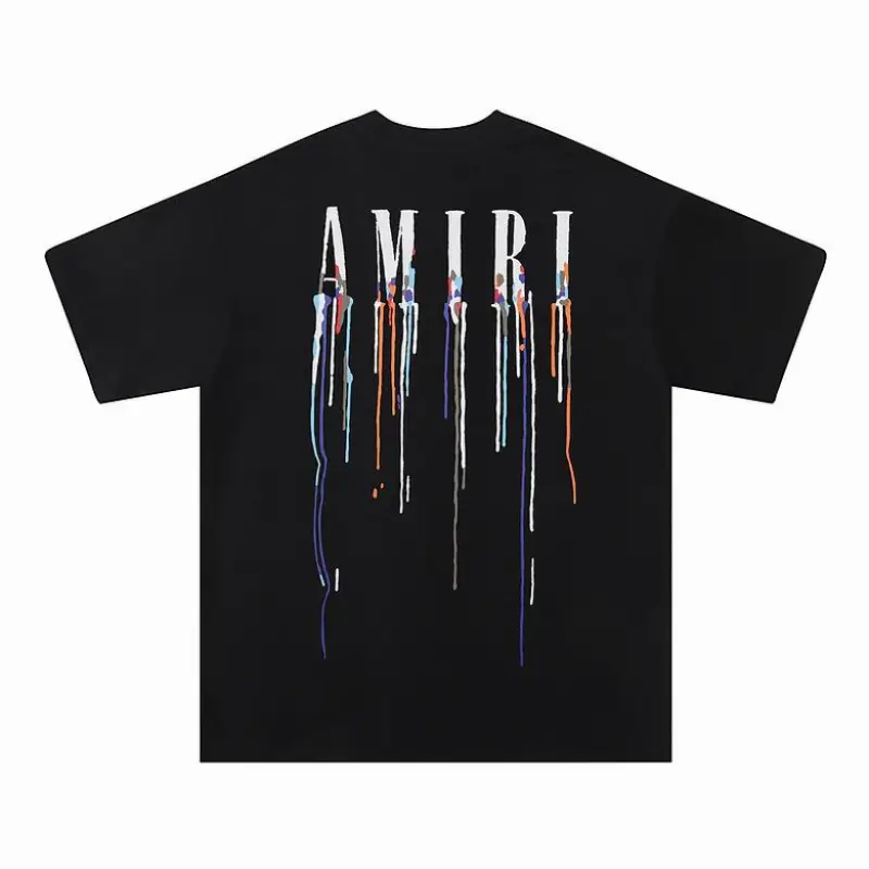 EM Sneakers Amiri T-shirt 656 Black and White