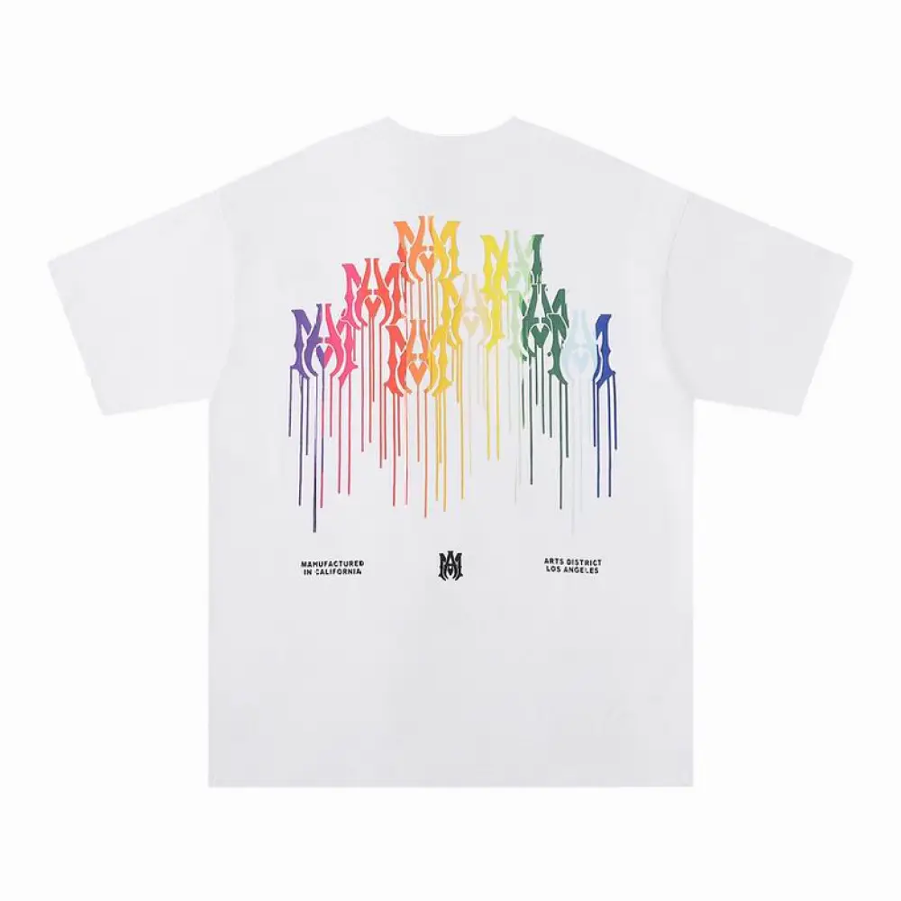EM Sneakers Amiri T-shirt 658 Black and White