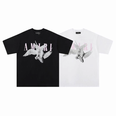 EM Sneakers Amiri T-shirt 664 Black and White 01