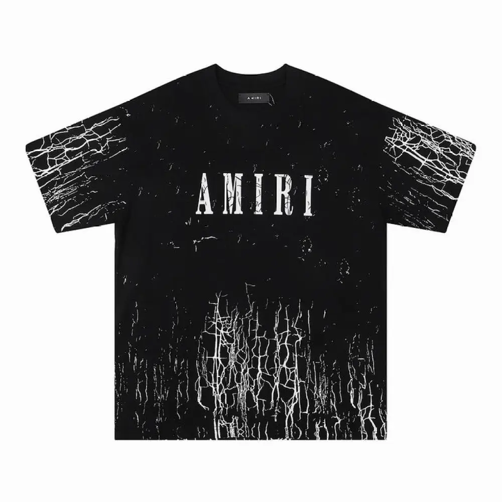 EM Sneakers Amiri T-shirt 666 Black and White