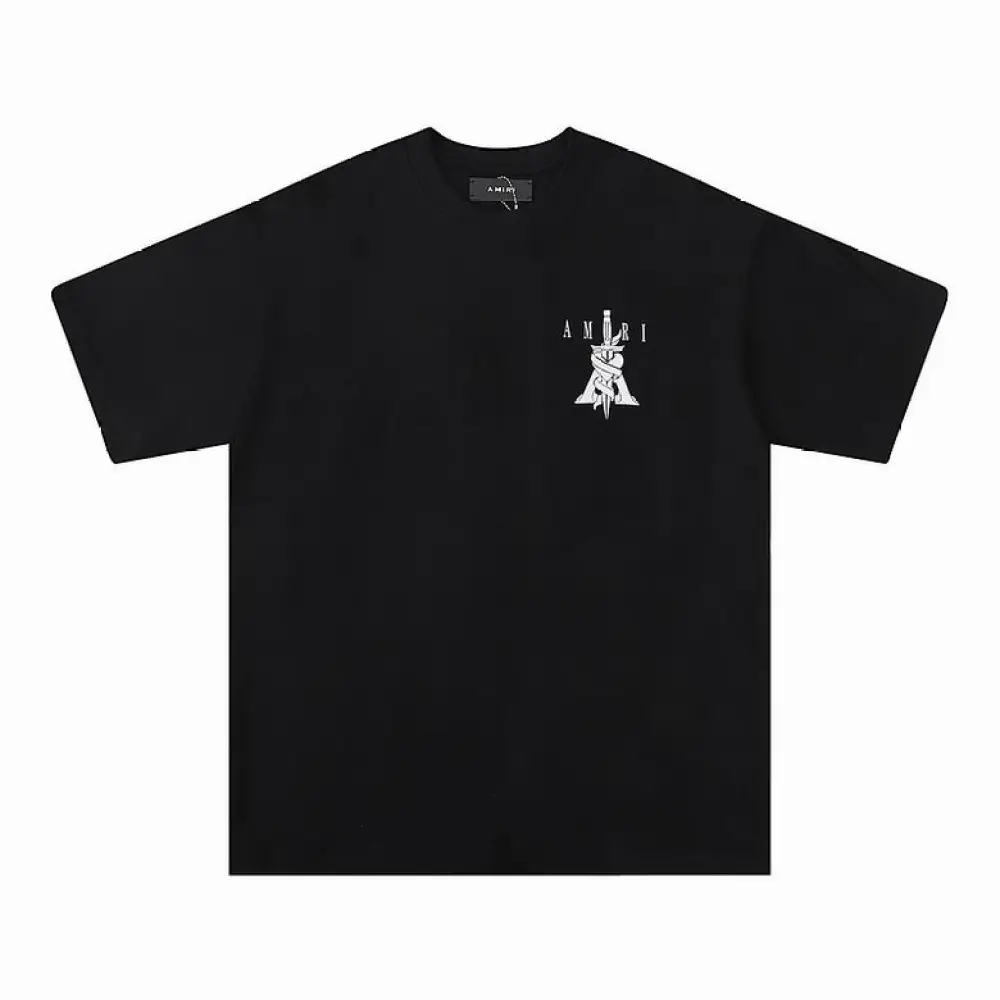 EM Sneakers Amiri T-shirt 667 Black and White