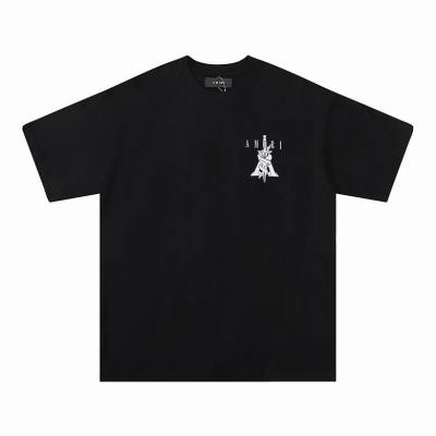 EM Sneakers Amiri T-shirt 667 Black and White 02