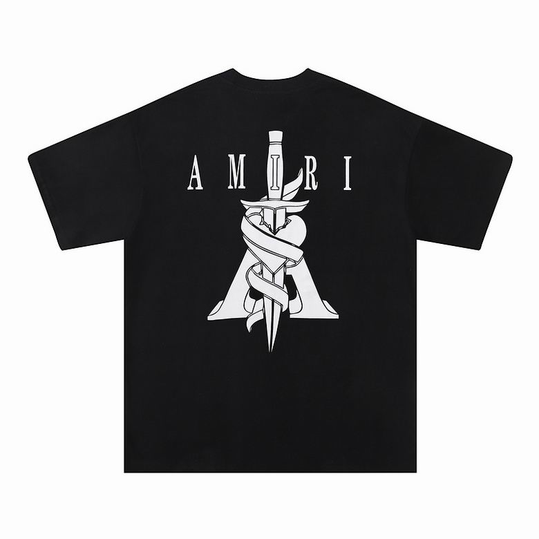 EM Sneakers Amiri T-shirt 667 Black and White
