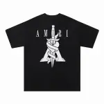 EM Sneakers Amiri T-shirt 667 Black and White