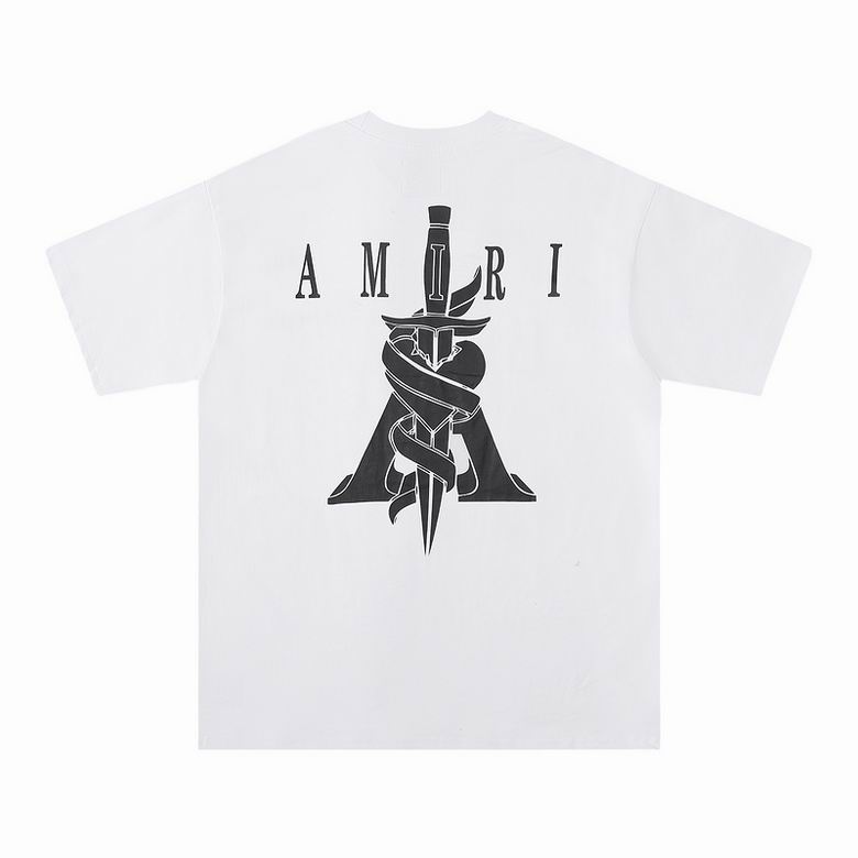 EM Sneakers Amiri T-shirt 667 Black and White