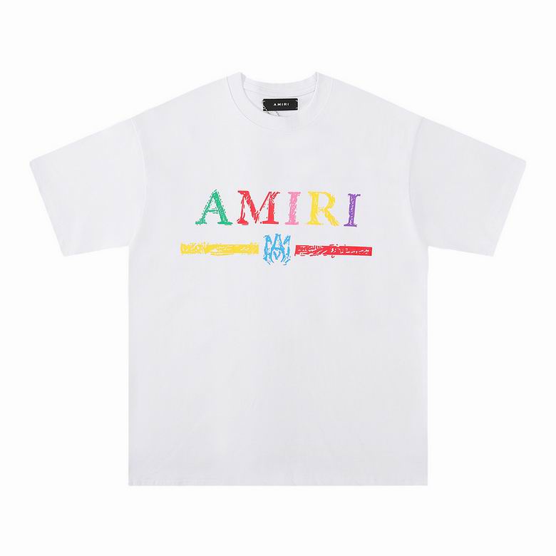 EM Sneakers Amiri T-shirt 672 Black and White