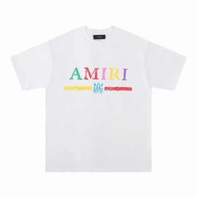 EM Sneakers Amiri T-shirt 672 Black and White 02