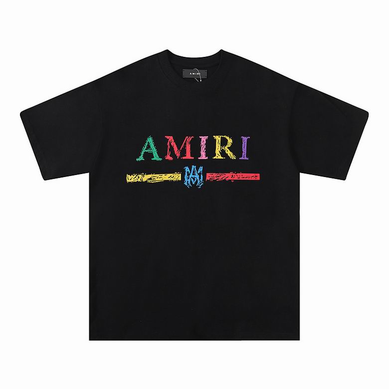 EM Sneakers Amiri T-shirt 672 Black and White