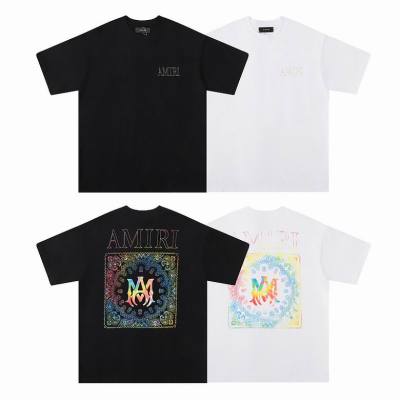 EM Sneakers Amiri T-shirt 673 Black and White 01