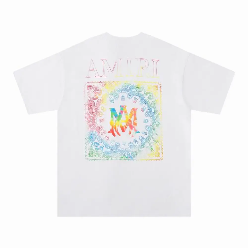 EM Sneakers Amiri T-shirt 673 Black and White