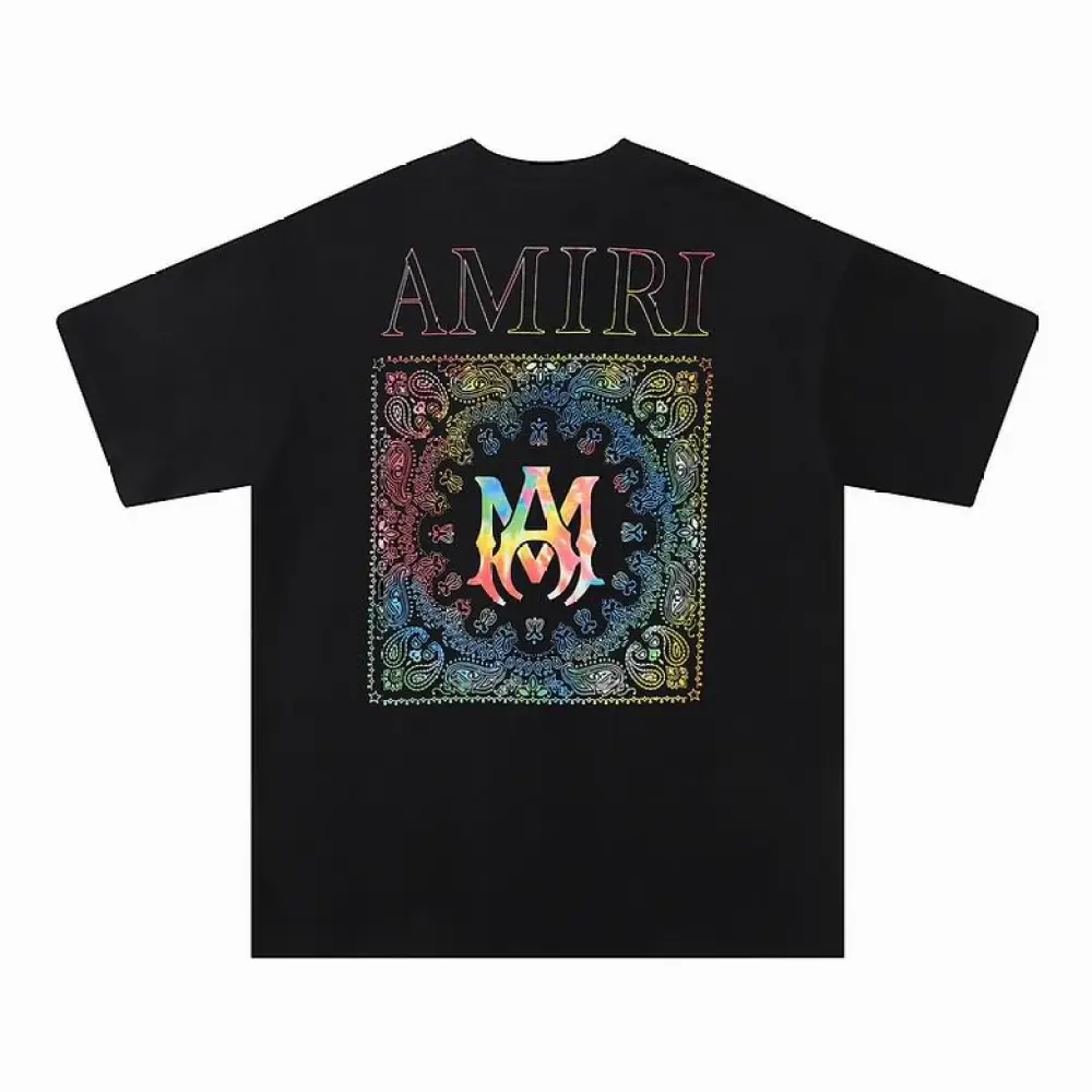 EM Sneakers Amiri T-shirt 673 Black and White