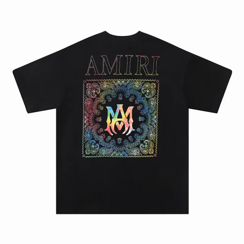 EM Sneakers Amiri T-shirt 673 Black and White