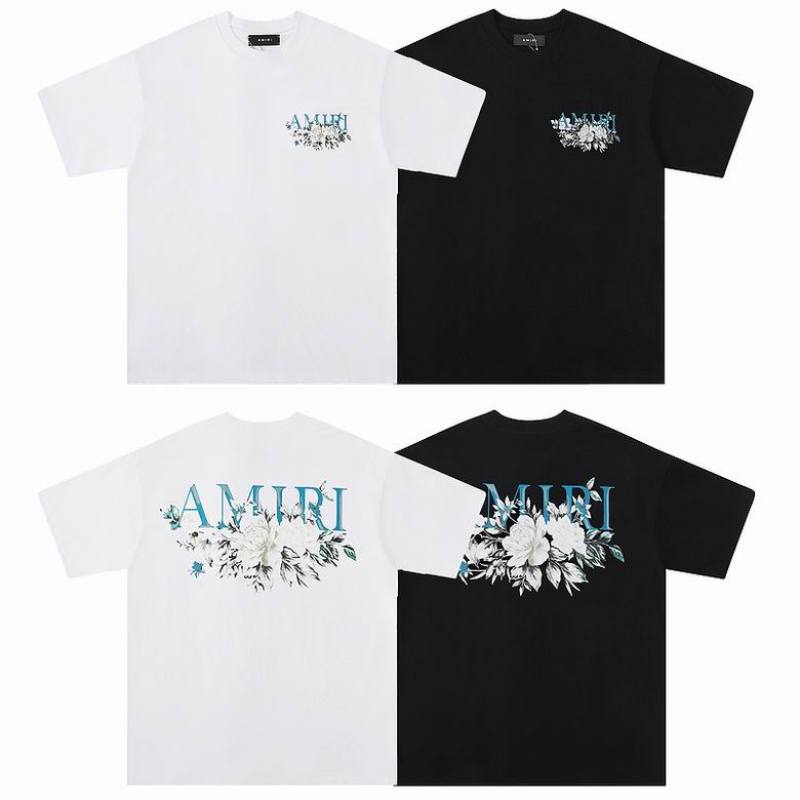 EM Sneakers Amiri T-shirt 674 Black and White