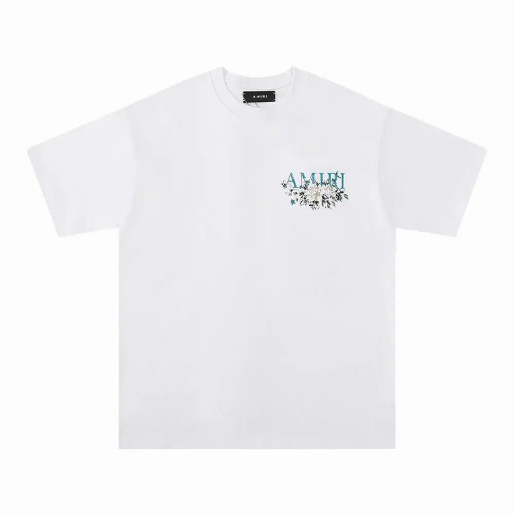 EM Sneakers Amiri T-shirt 674 Black and White