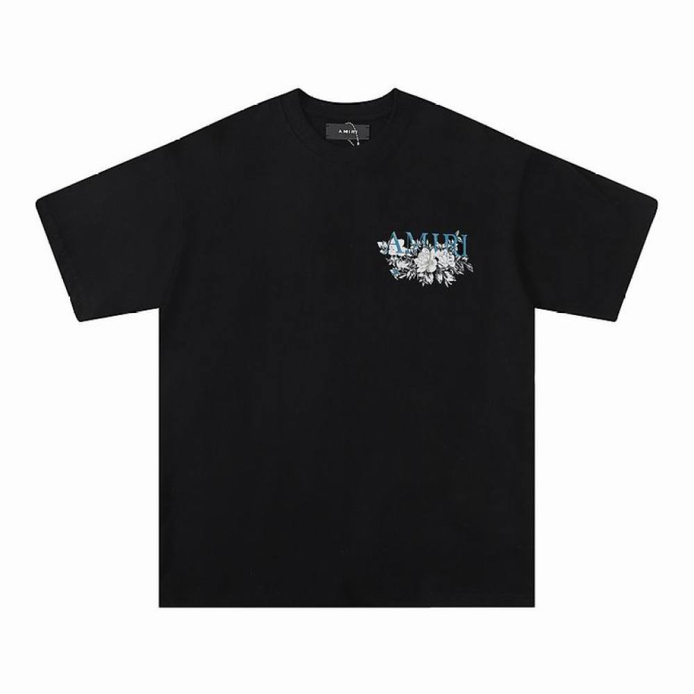 EM Sneakers Amiri T-shirt 674 Black and White