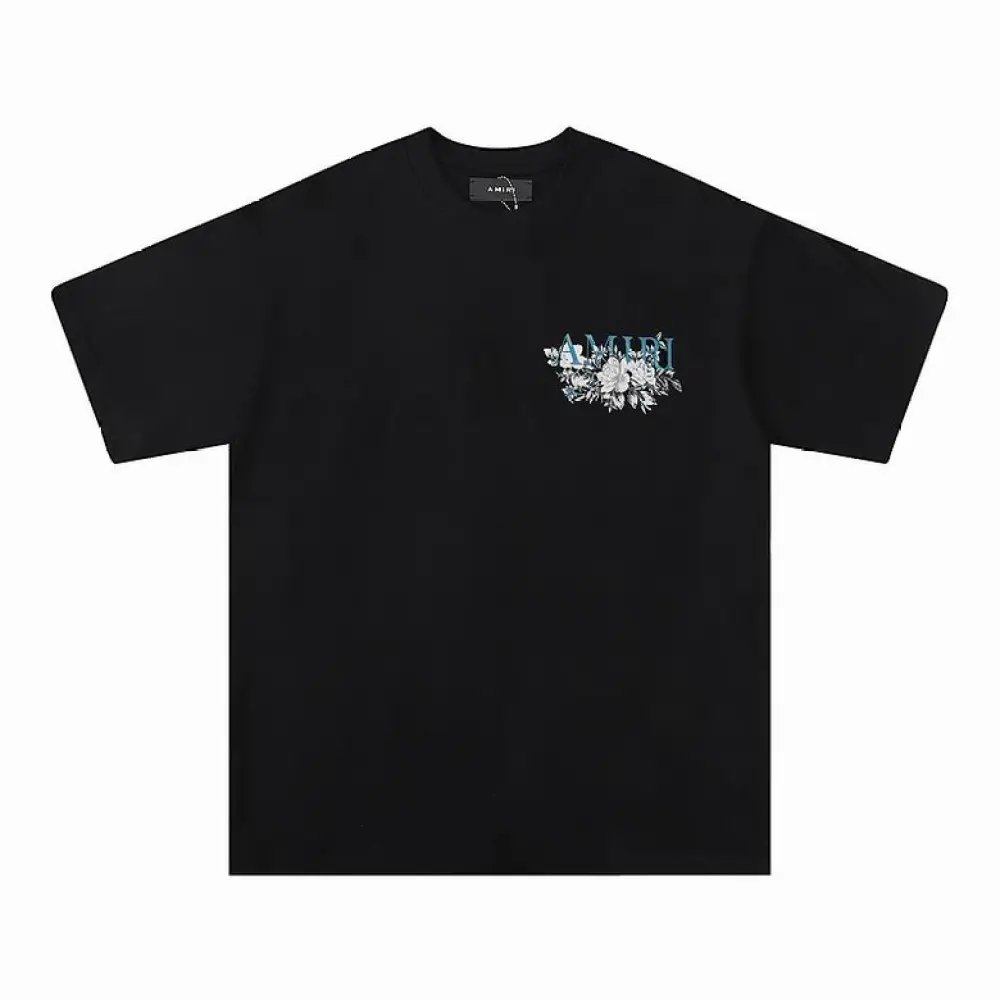 EM Sneakers Amiri T-shirt 674 Black and White