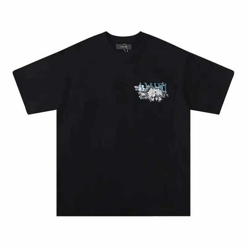 EM Sneakers Amiri T-shirt 674 Black and White