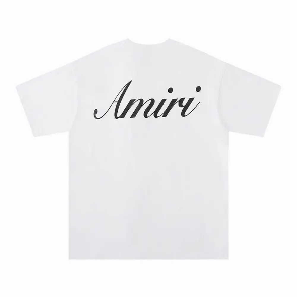 EM Sneakers Amiri T-shirt 682 Black and White