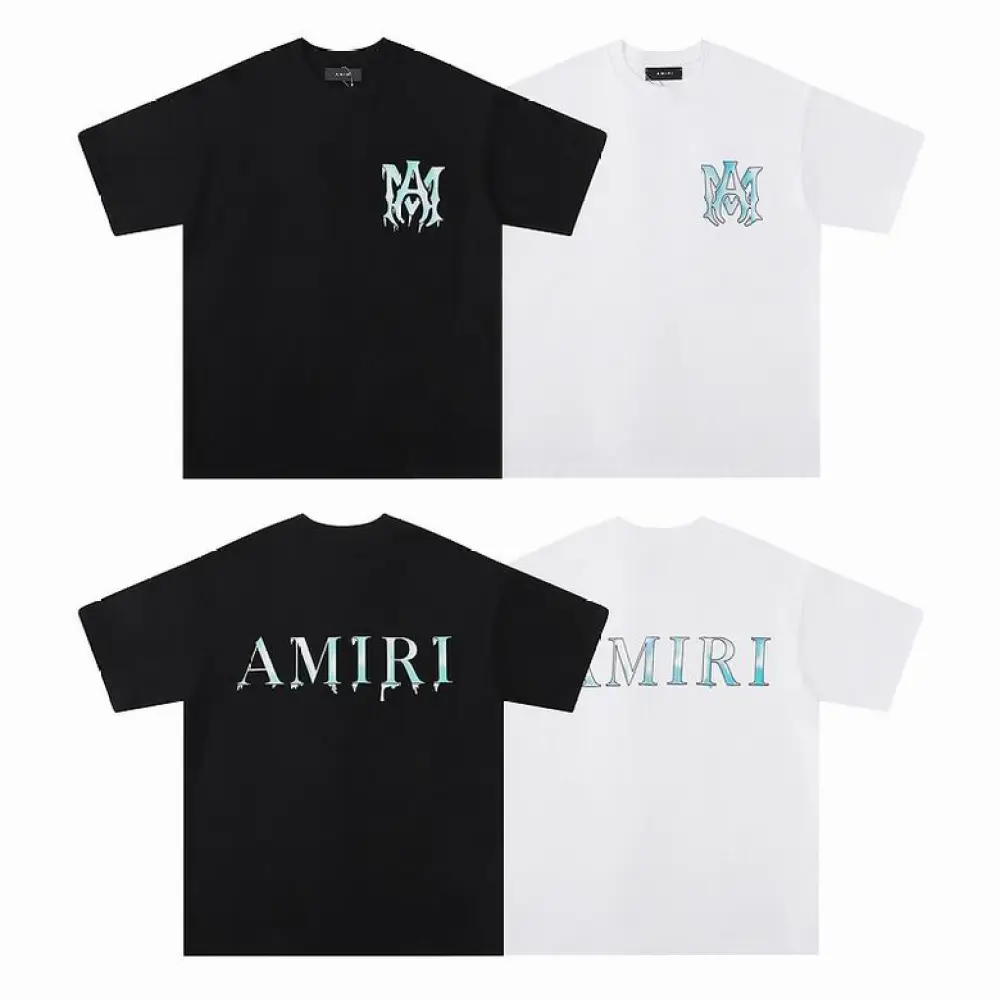 EM Sneakers Amiri T-shirt 683 Black and White
