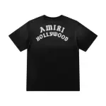 EM Sneakers Amiri T-shirt 8063 Black and Apricot