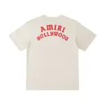 EM Sneakers Amiri T-shirt 8063 Black and Apricot
