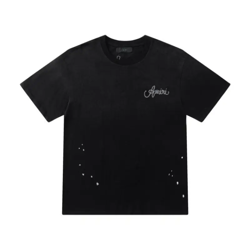 EM Sneakers Amiri T-shirt 8065 Black and Brown