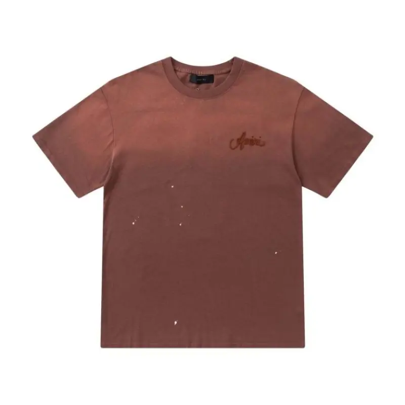 EM Sneakers Amiri T-shirt 8065 Black and Brown