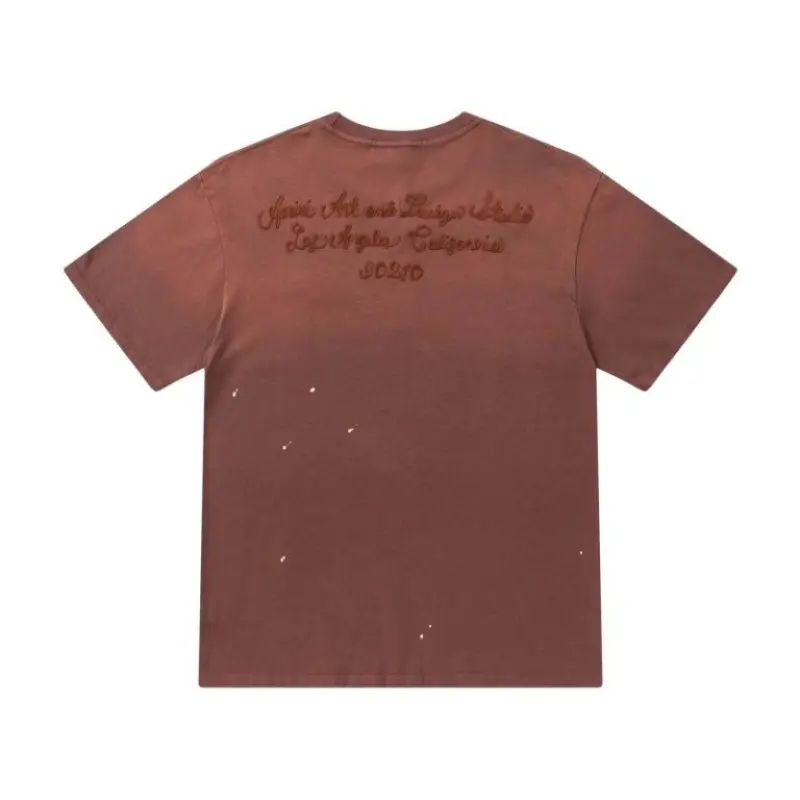 EM Sneakers Amiri T-shirt 8065 Black and Brown