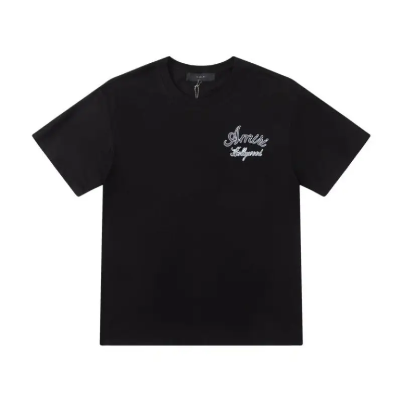 EM Sneakers Amiri T-shirt 8069 Black and White