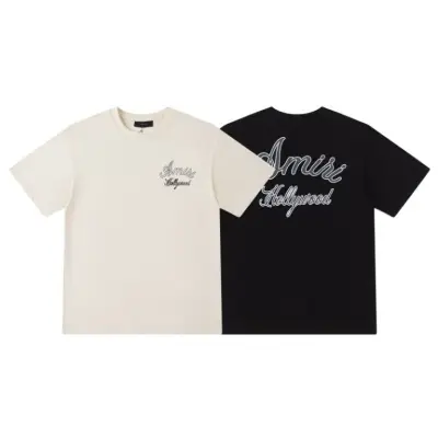 EM Sneakers Amiri T-shirt 8069 Black and White 01