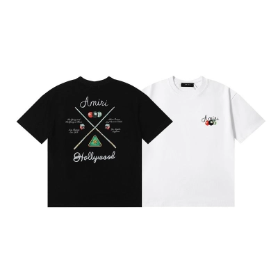 EM Sneakers Amiri T-shirt 989 Black and White 01