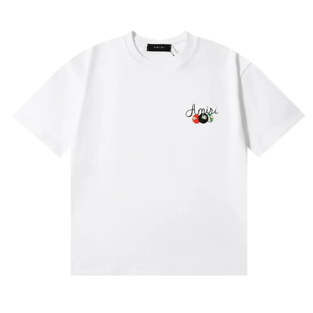 EM Sneakers Amiri T-shirt 989 Black and White
