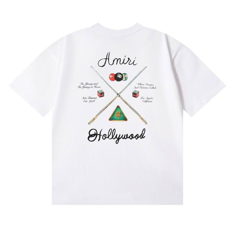 EM Sneakers Amiri T-shirt 989 Black and White