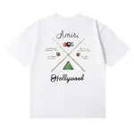 EM Sneakers Amiri T-shirt 989 Black and White