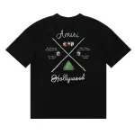 EM Sneakers Amiri T-shirt 989 Black and White