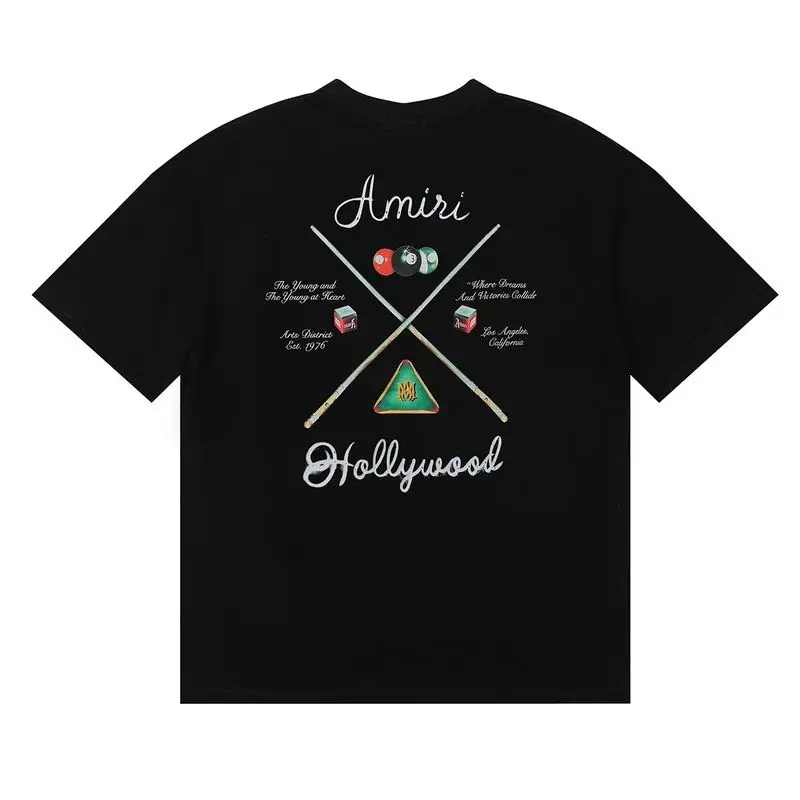 EM Sneakers Amiri T-shirt 989 Black and White