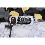 EM Sneakers BAPE Shark Black and Yellow Camouflage Zip-up Hoodie