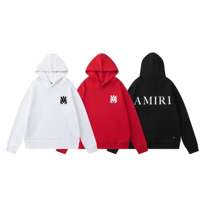 EM Sneakers Amiri Hoodie 7189 Black / White / Red