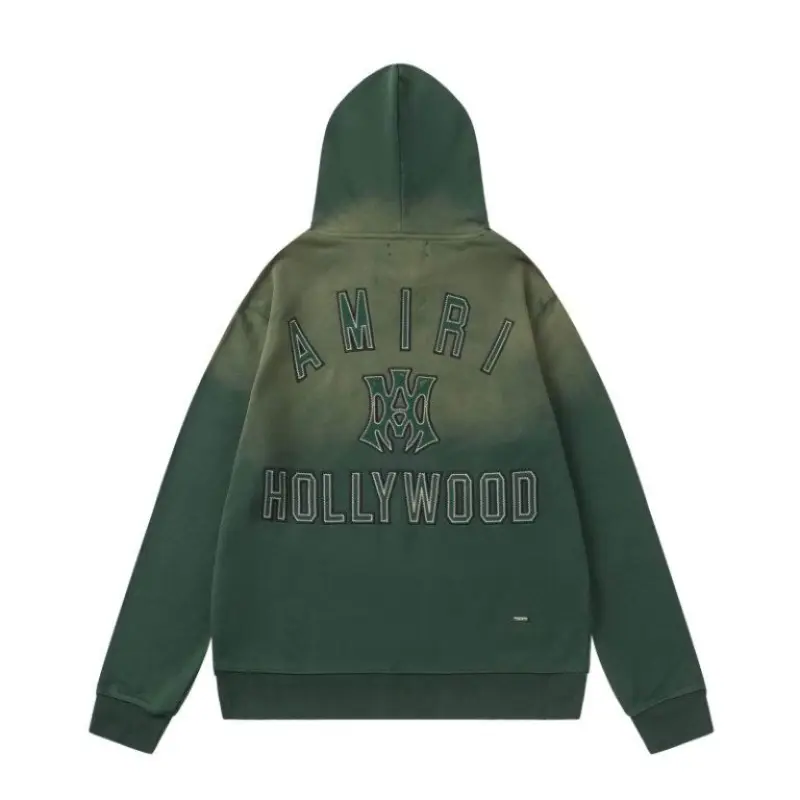 EM Sneakers Amiri Hoodie 7193 Black / Green