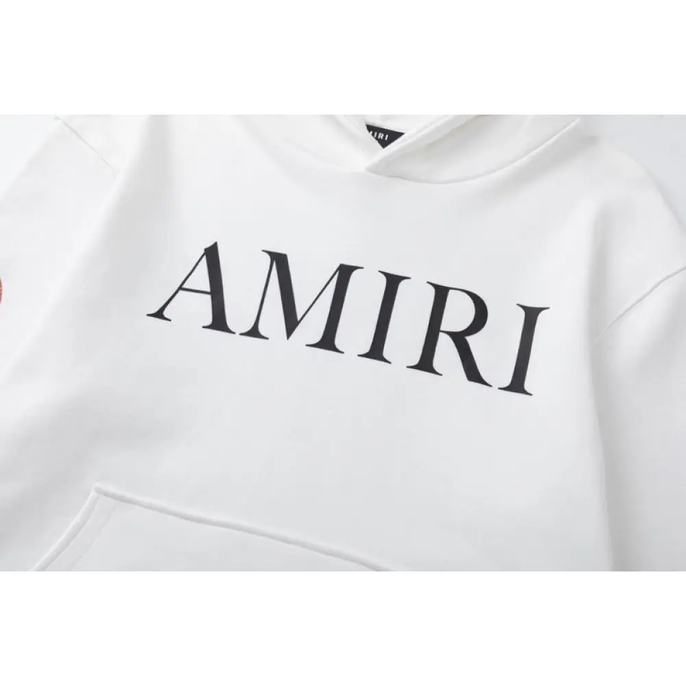 EM Sneakers Amiri Hoodie 7199 Black / White