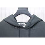 EM Sneakers BAPE 24FW Washed Embroidered Small Logo Hoodie Grey