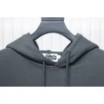 EM Sneakers BAPE 24FW Washed Embroidered Small Logo Hoodie Grey